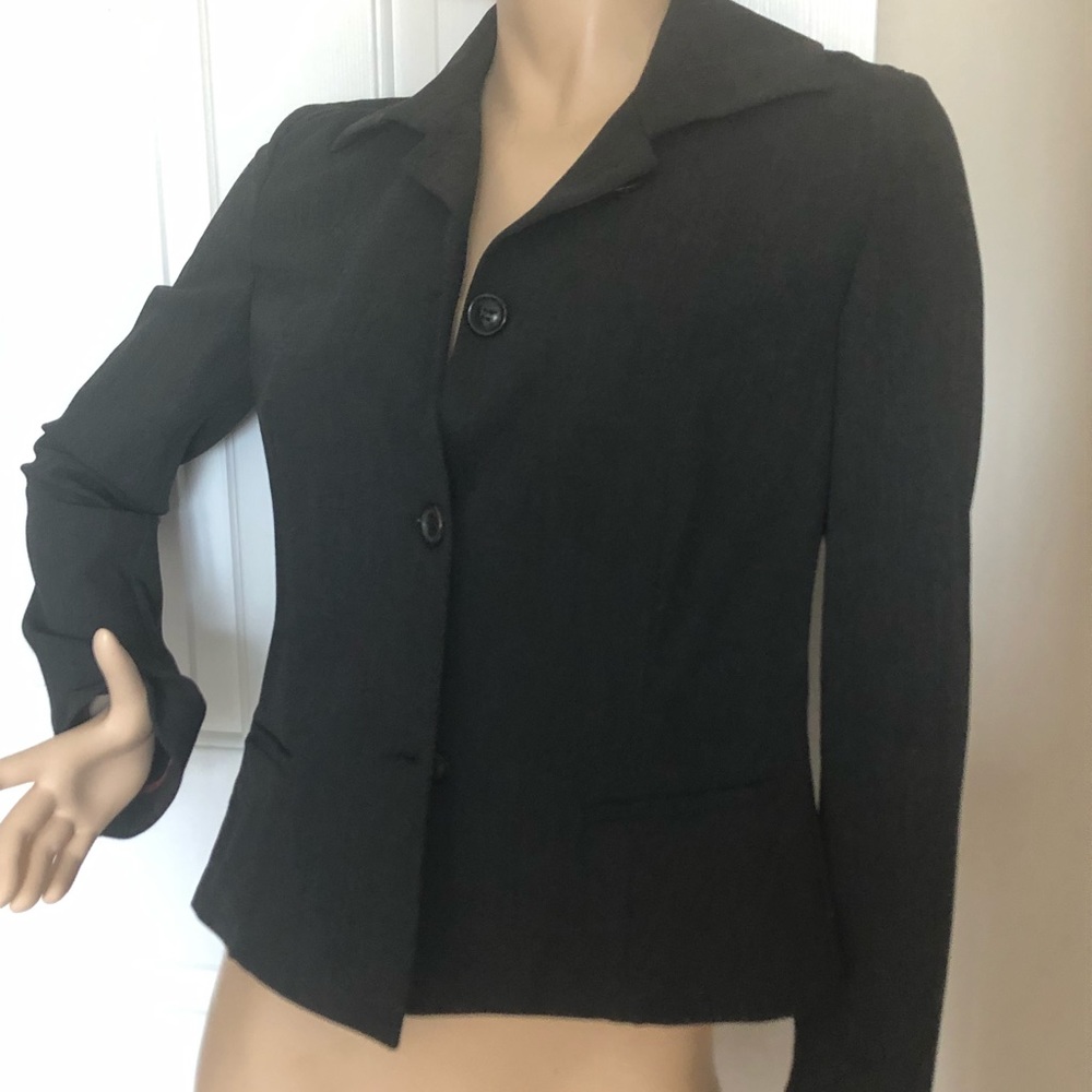Piazza Sempione designer Italian Suit Jacket Charcoal